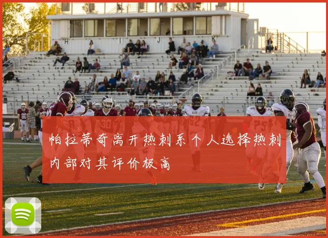 帕拉蒂奇离开热刺系个人选择热刺内部对其评价极高